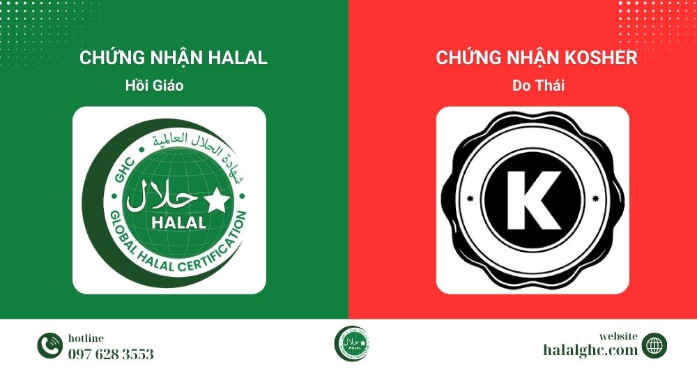 Khác biệt Chứng nhận Halal và Chứng nhận kosher