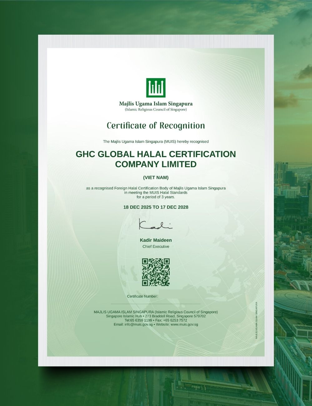 MUIS - Hội đồng Tôn giáo Hồi giáo Singapore