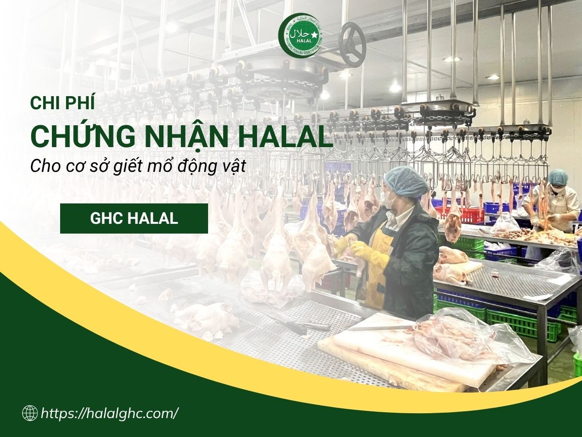 Chi phí chứng nhận halal cho cơ sở giết mổ, chăn nuôi động vật