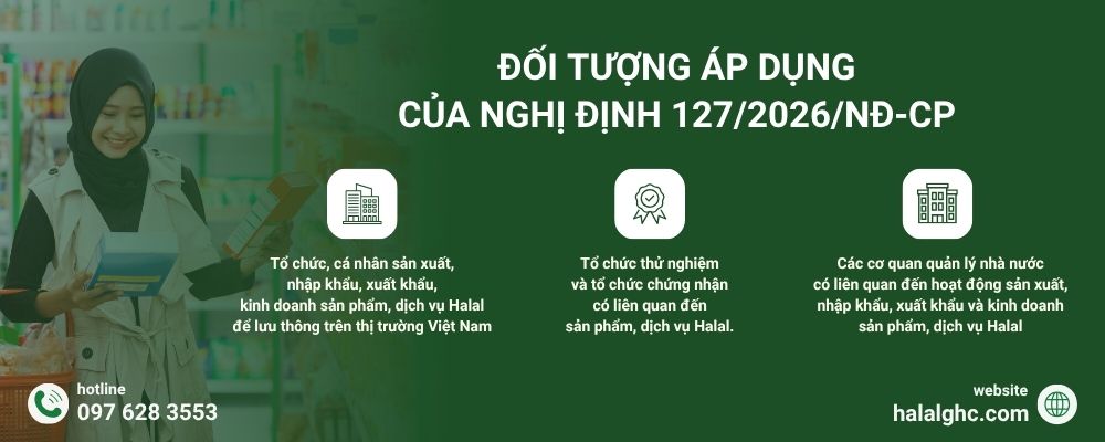 Đối tượng áp dụng của Nghị định 127/2026/NĐ-CP