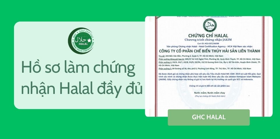 Hồ sơ làm chứng nhận Halal gồm những gì?