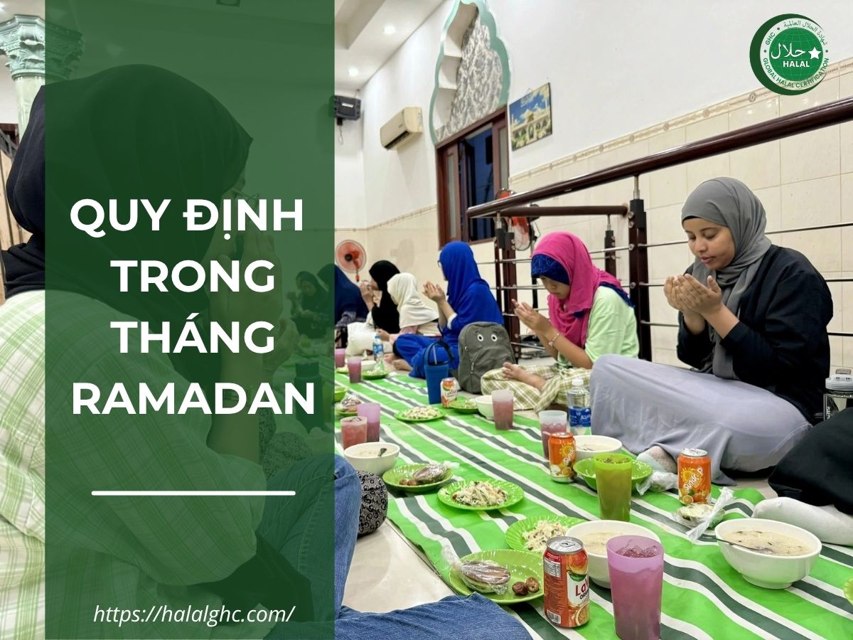 Quy tắc ăn uống trong tháng Ramadan