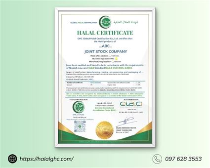 Chứng nhận Halal là gì? Chi phí, điều kiện và quy trình đăng ký
