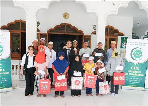 GHC Halal hoạt động thiện nguyện tại Cộng đồng Hồi giáo tỉnh Ninh Thuận