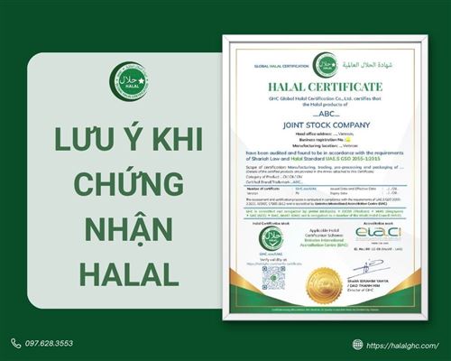 Những lưu ý về chứng nhận Halal mà doanh nghiệp cần biết